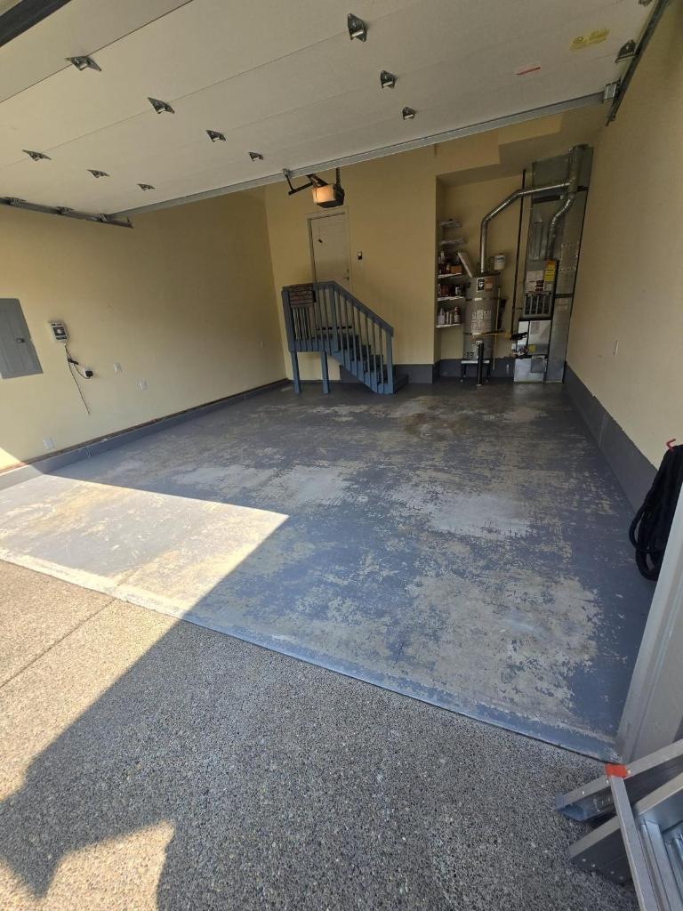 Before Restoration - Garage Concrete